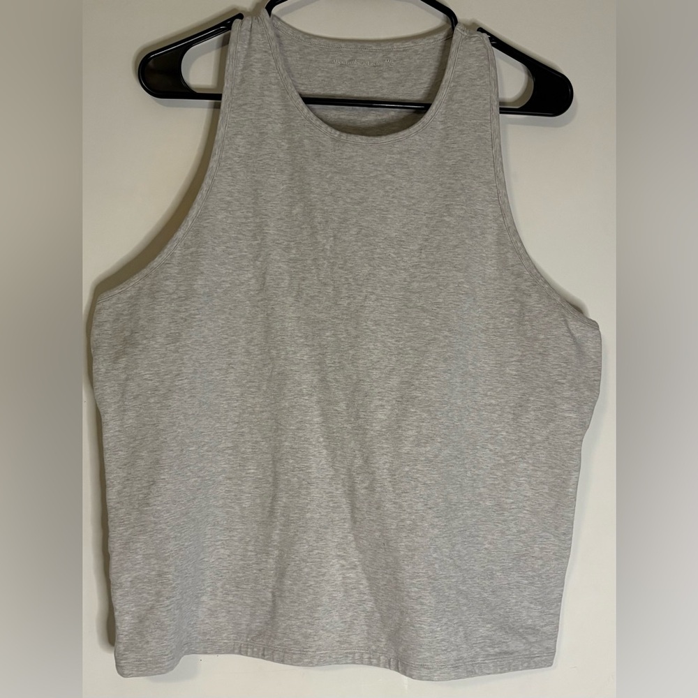 Abercrombie & Fitch Light Gray Tank Top Size XXXL